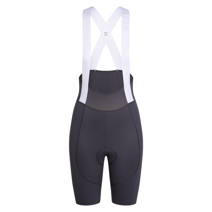 Rapha Women's Pro Team Bib Shorts III - Lightspeed (Iron Grey/White) - Dragonspine Cycling