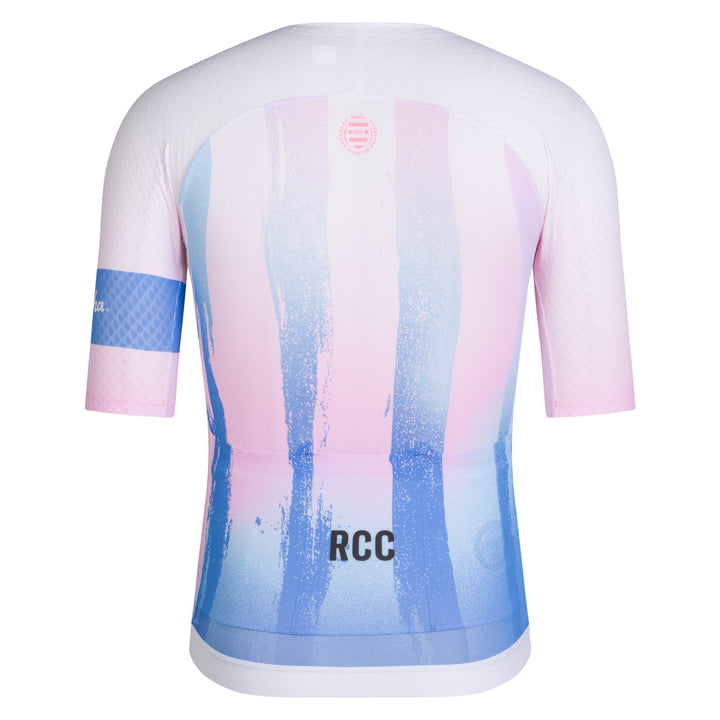 Rapha Men's Pro Team Aero Jersey - RCC Switch Out (Sweet Pink/Shelter Blue) - Dragonspine Cycling