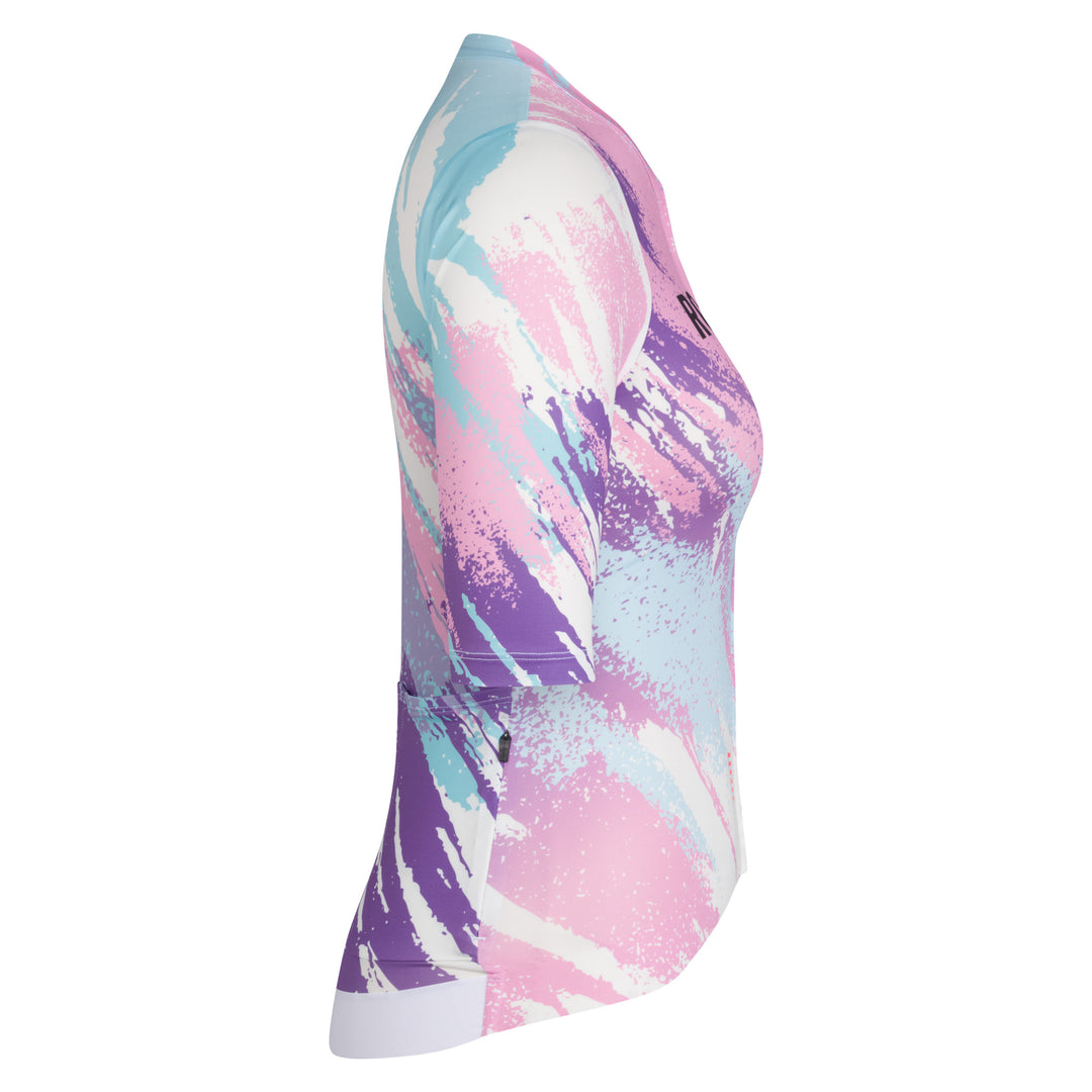 Rapha Women's Pro Team Rouleur Jersey - RCC Switch Out (Smooth Pink/Clear Blue) - Dragonspine Cycling