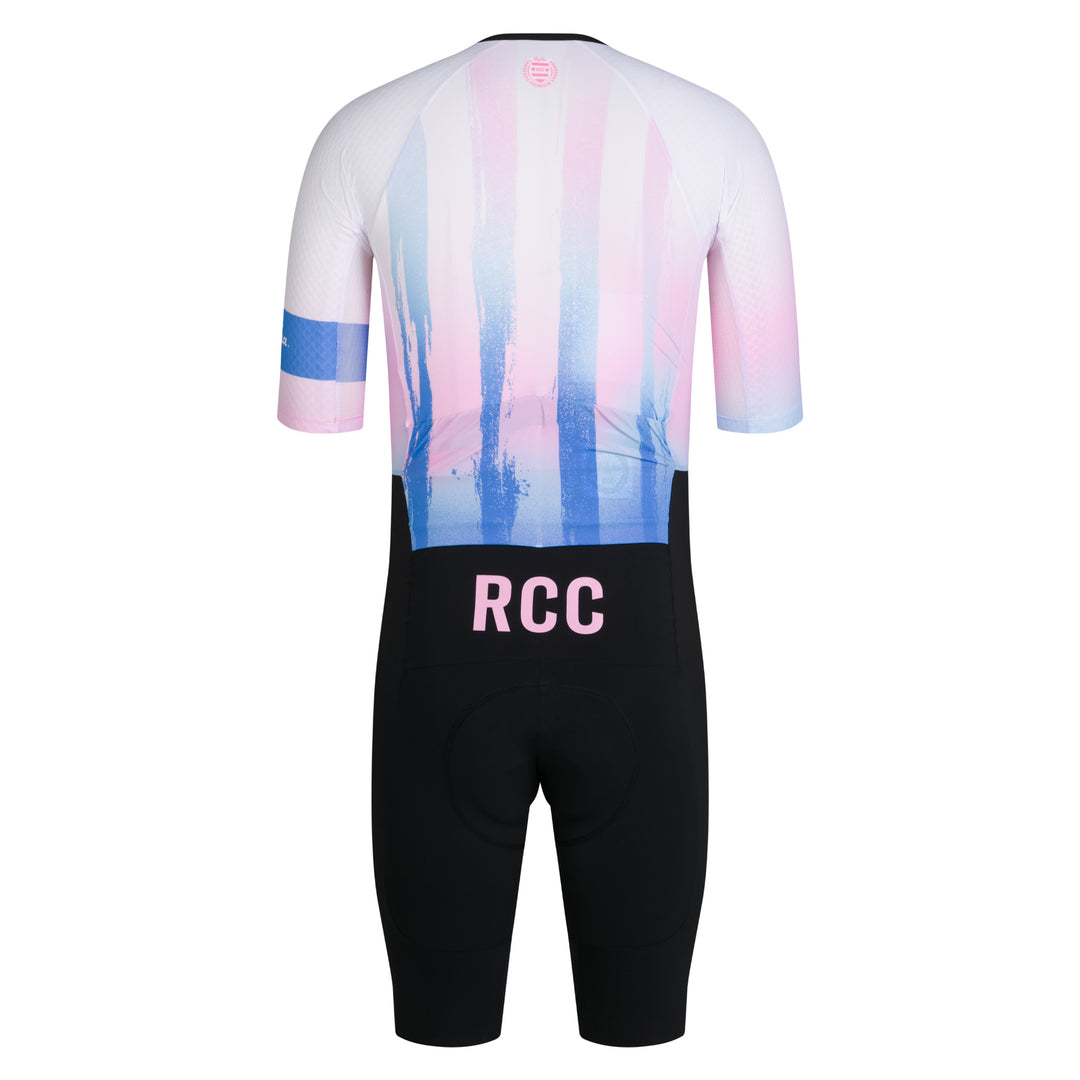 Rapha Men's Pro Team Summer Roadsuit - RCC Switch Out (Black/Smooth Pink) - Dragonspine Cycling