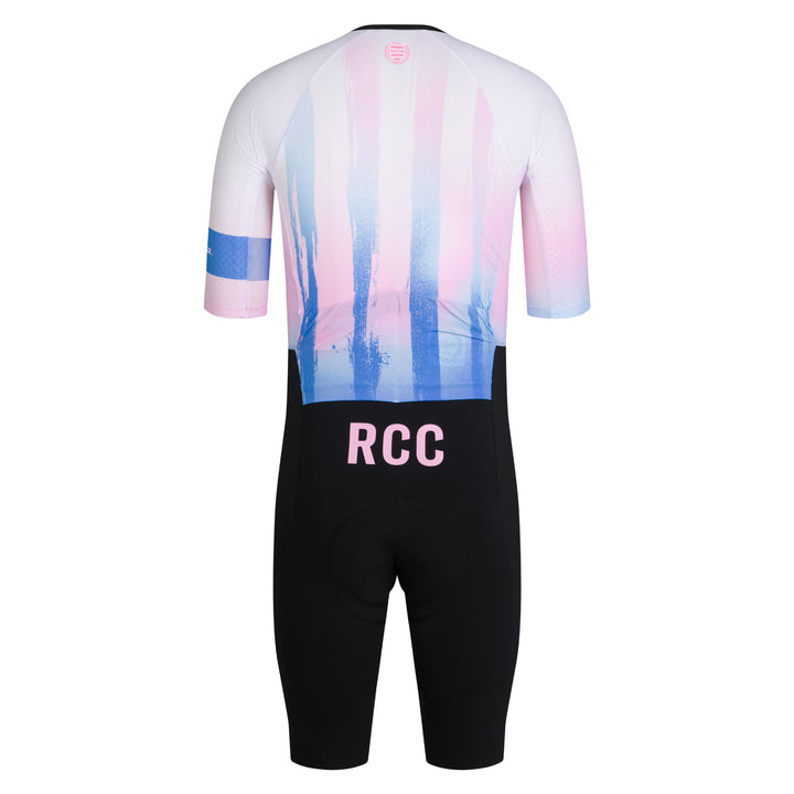 Rapha Men's Pro Team Summer Roadsuit - RCC Switch Out (Black/Smooth Pink) - Dragonspine Cycling