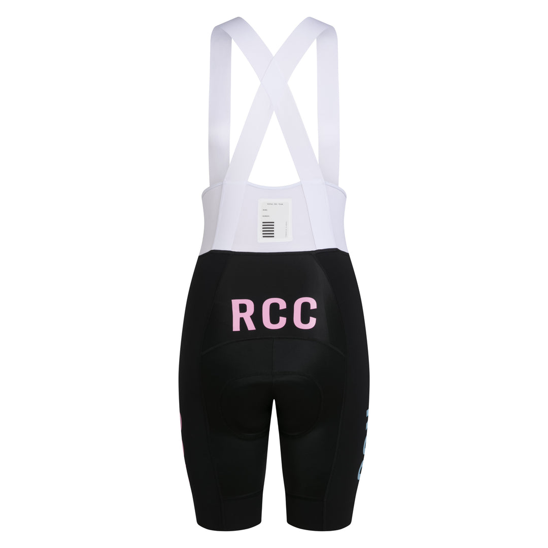 Rapha Women's Pro Team Bib Shorts III - RCC Switch Out (Black/Smooth Pink) - Dragonspine Cycling