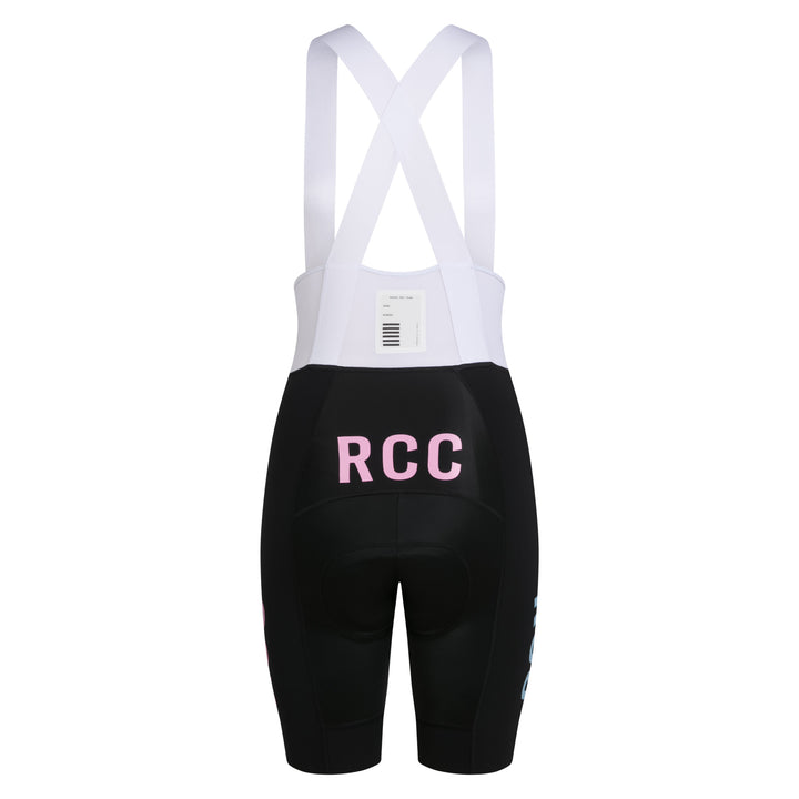 Rapha Women's Pro Team Bib Shorts III - RCC Switch Out (Black/Smooth Pink) - Dragonspine Cycling