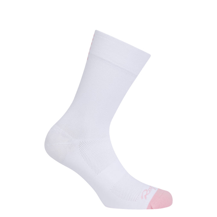 Rapha Pro Team Socks - Regular - RCC Switch Out (White/Smooth Pink) - Dragonspine Cycling