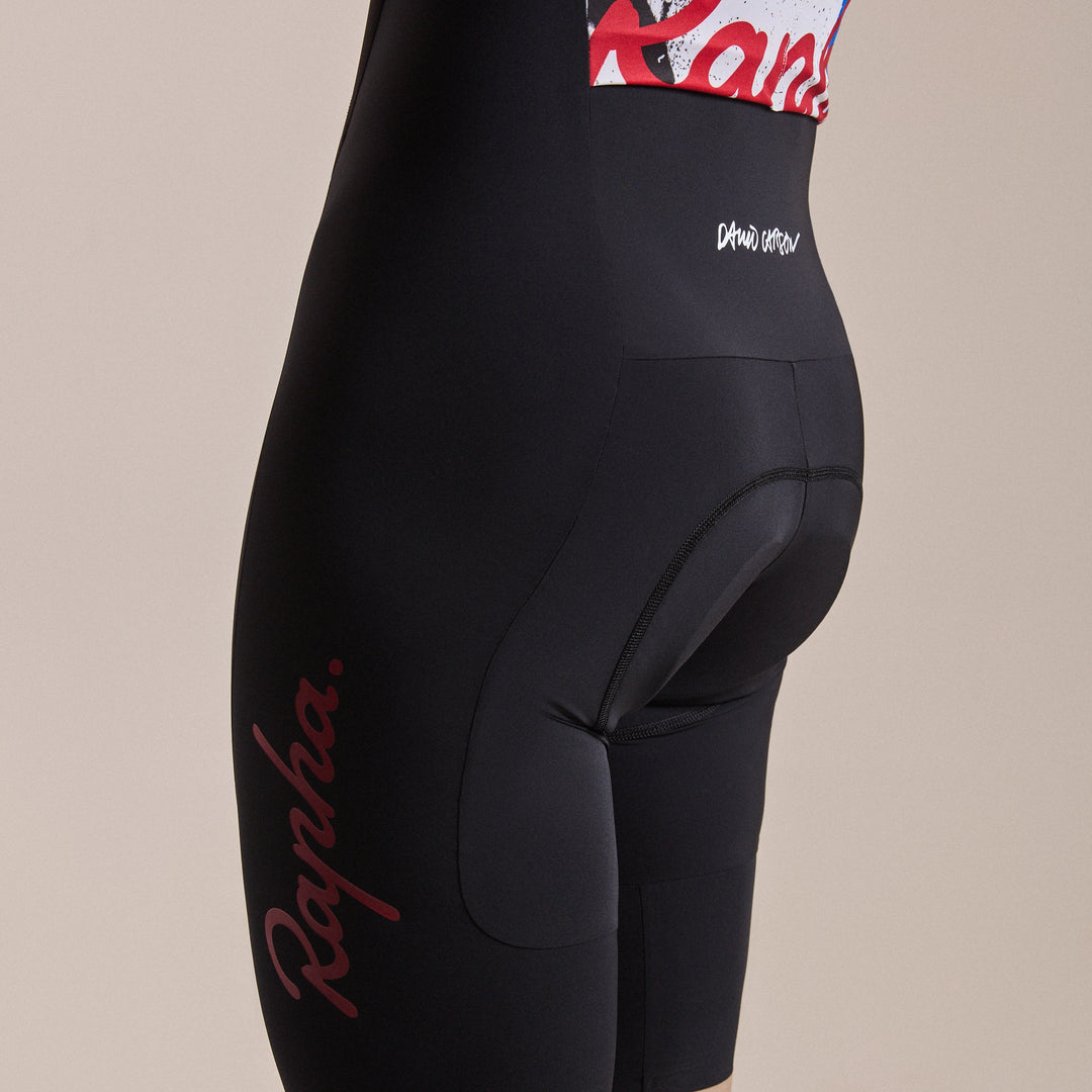 Rapha Rapha + David Carson Men's Pro Team Roadsuit (Black/Cobalt) - Dragonspine Cycling
