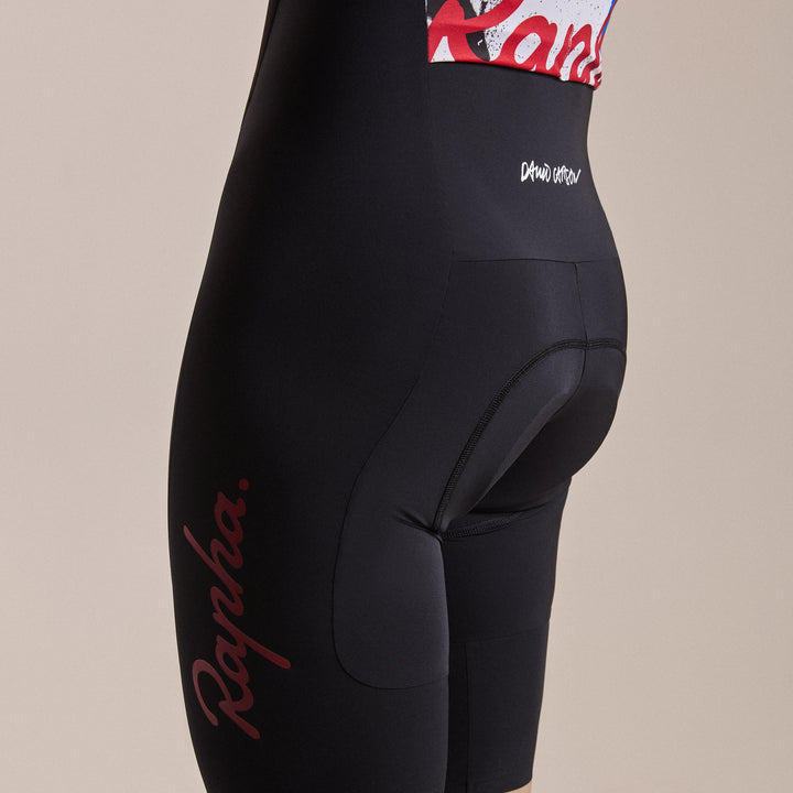 Rapha Rapha + David Carson Men's Pro Team Roadsuit (Black/Cobalt) - Dragonspine Cycling