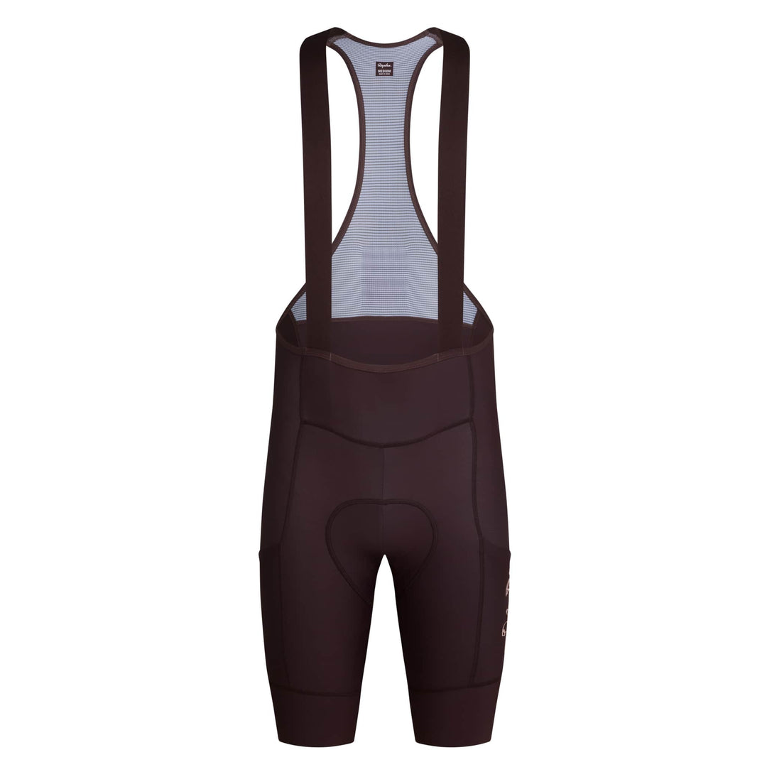 Rapha Rapha + David Carson Men's Pro Team Cargo Bib Shorts (Chocolate/Cobalt) - Dragonspine Cycling