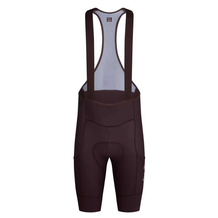 Rapha Rapha + David Carson Men's Pro Team Cargo Bib Shorts (Chocolate/Cobalt) - Dragonspine Cycling
