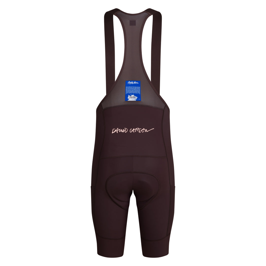 Rapha Rapha + David Carson Men's Pro Team Cargo Bib Shorts (Chocolate/Cobalt) - Dragonspine Cycling