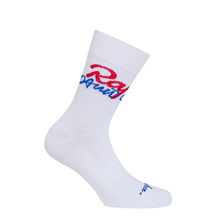 Rapha Rapha + David Carson Pro Team Socks (White/Cobalt) - Dragonspine Cycling