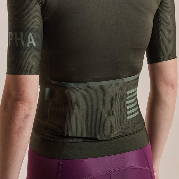 Rapha Women's Pro Team Jersey II (Bottle Green/Ivy) - Dragonspine Cycling