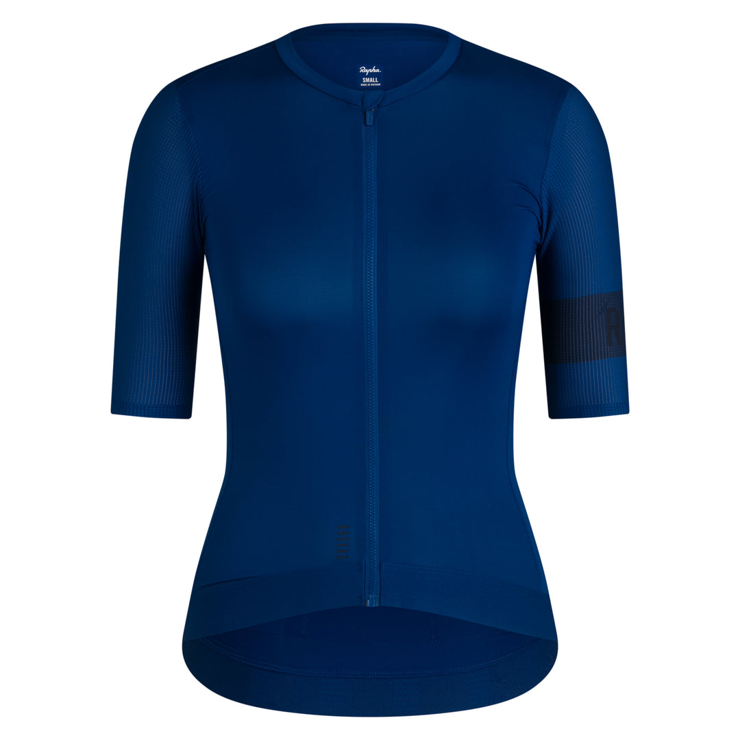 Rapha Women's Pro Team Jersey II (Fossil Blue/Marine Blue) - Dragonspine Cycling