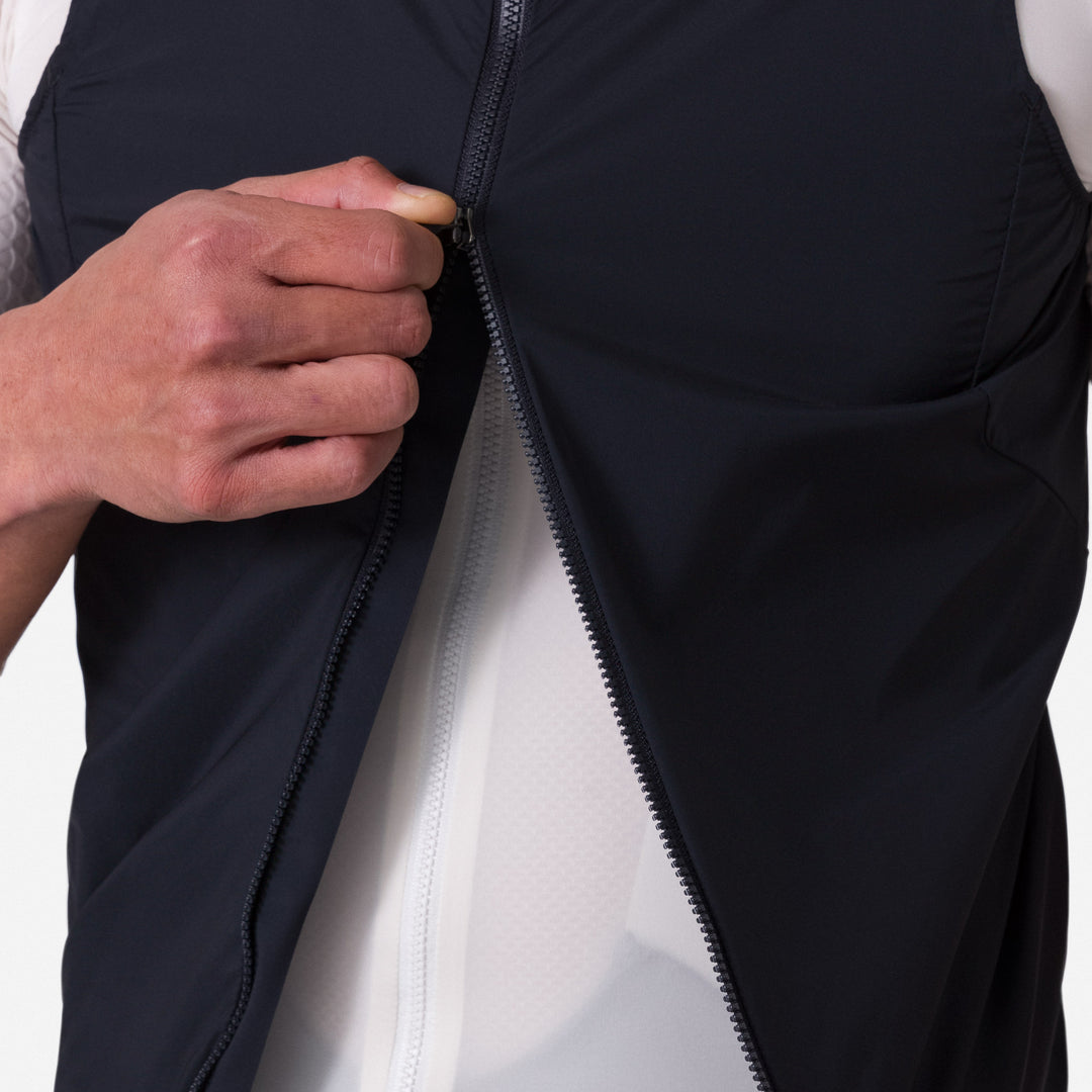 Rapha Men's Pro Team Gilet II (Black/Silver) - Dragonspine Cycling