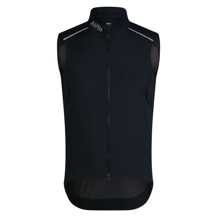 Rapha Men's Pro Team Gilet II (Black/Silver) - Dragonspine Cycling