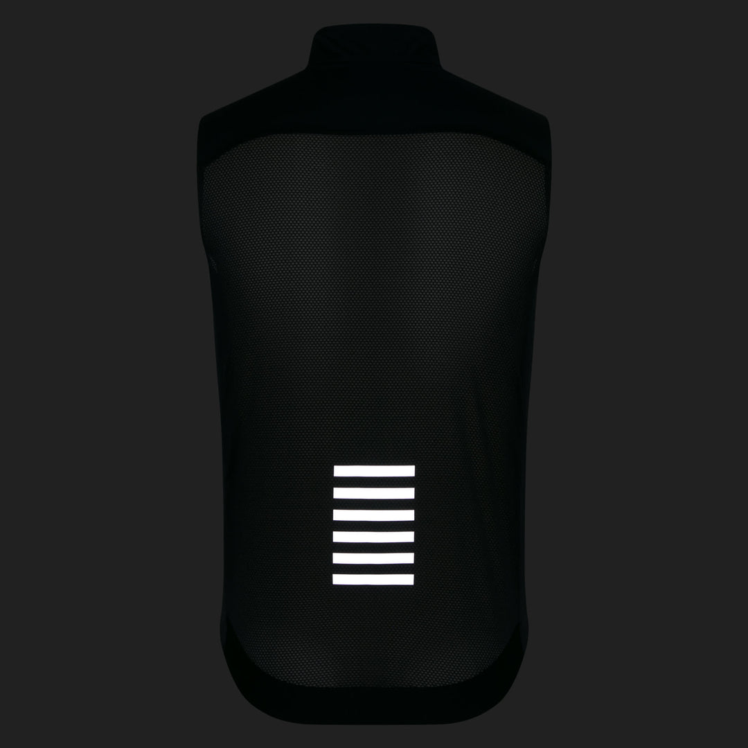 Rapha Men's Pro Team Gilet II (Black/Silver) - Dragonspine Cycling