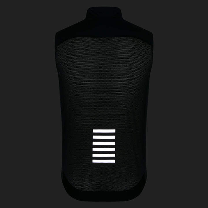 Rapha Men's Pro Team Gilet II (Black/Silver) - Dragonspine Cycling