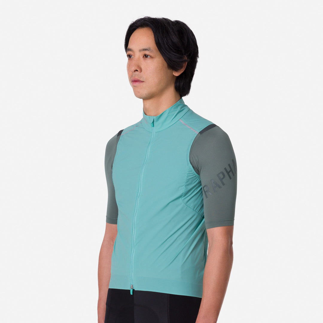 Rapha Men's Pro Team Gilet II (Lagoon/Silver Reflective) - Dragonspine Cycling