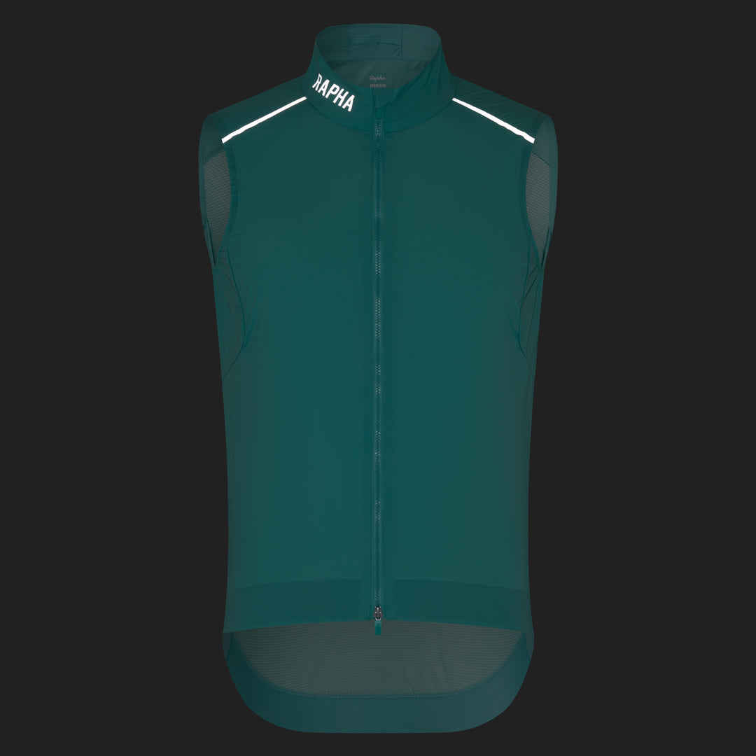 Rapha Men's Pro Team Gilet II (Lagoon/Silver Reflective) - Dragonspine Cycling