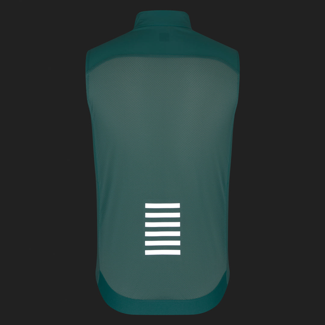 Rapha Men's Pro Team Gilet II (Lagoon/Silver Reflective) - Dragonspine Cycling