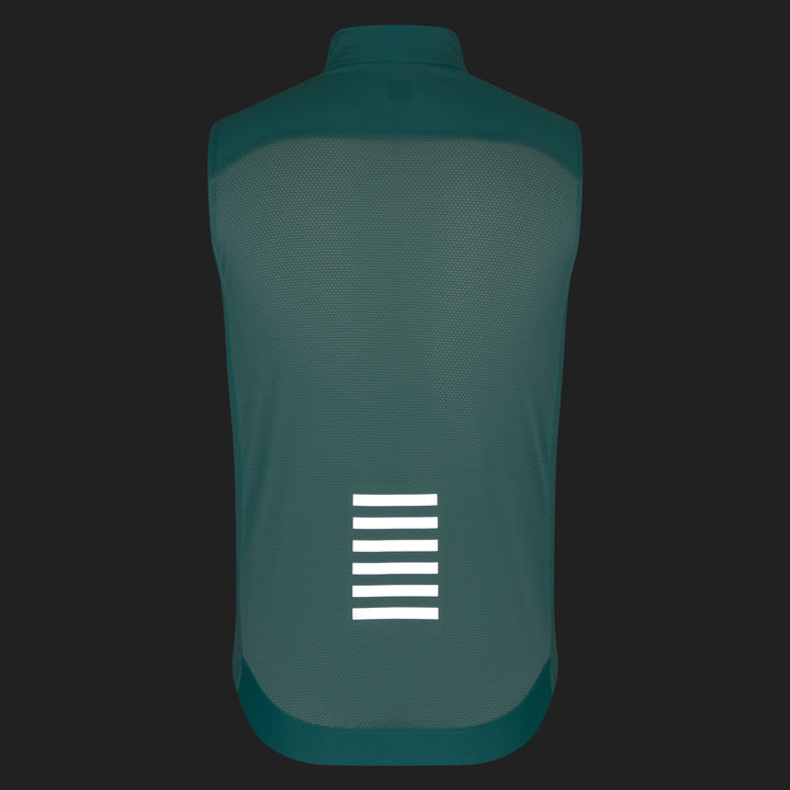 Rapha Men's Pro Team Gilet II (Lagoon/Silver Reflective) - Dragonspine Cycling