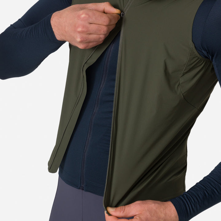 Rapha Men's Pro Team Gilet II (Dark Green/Silver Reflective) - Dragonspine Cycling
