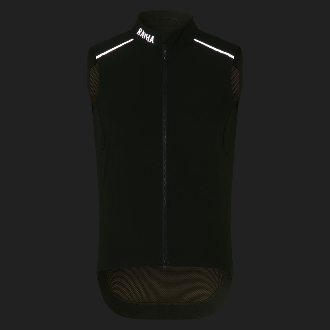 Rapha Men's Pro Team Gilet II (Dark Green/Silver Reflective) - Dragonspine Cycling