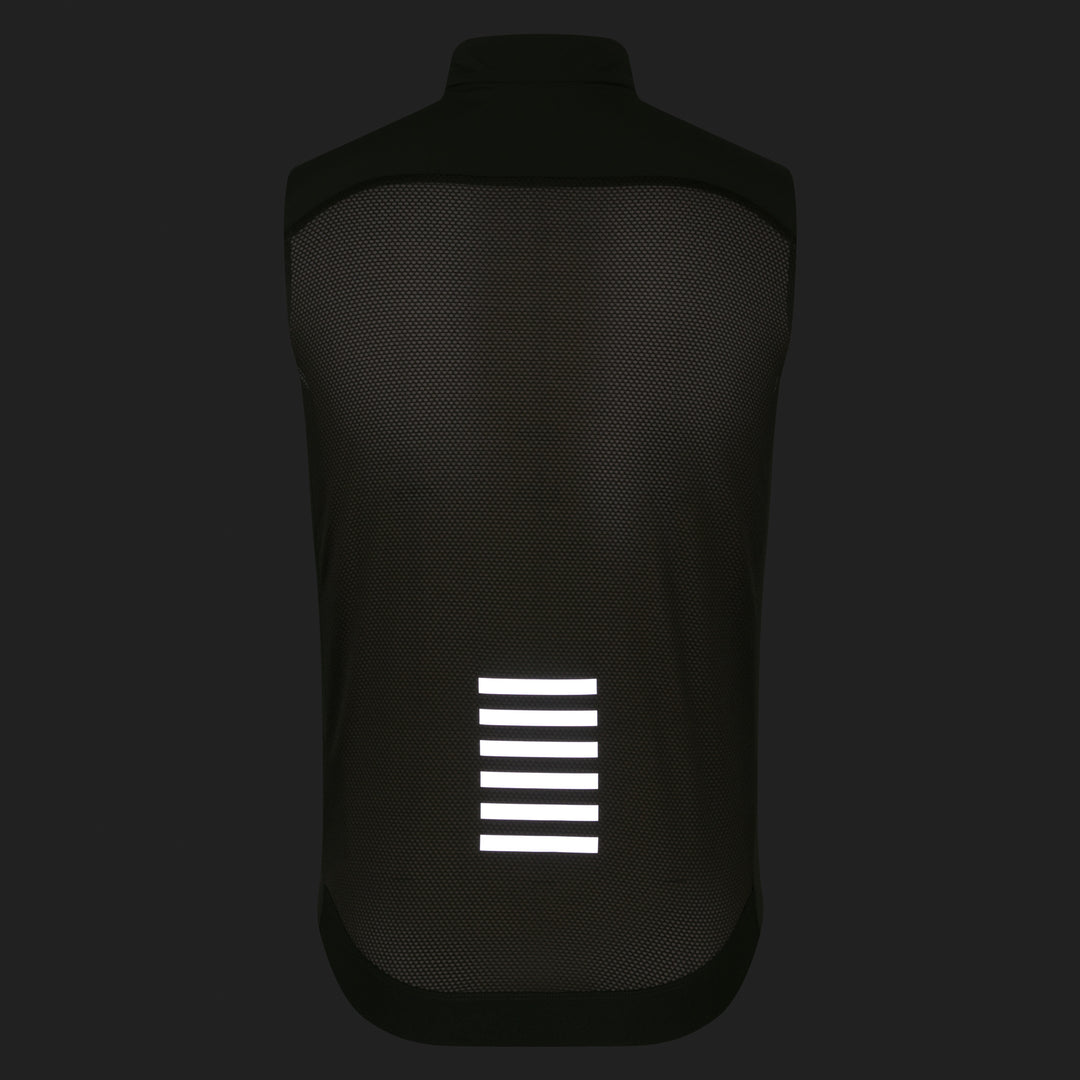 Rapha Men's Pro Team Gilet II (Dark Green/Silver Reflective) - Dragonspine Cycling