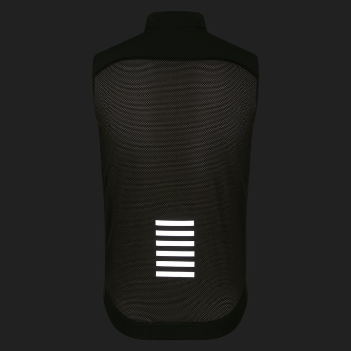 Rapha Men's Pro Team Gilet II (Dark Green/Silver Reflective) - Dragonspine Cycling