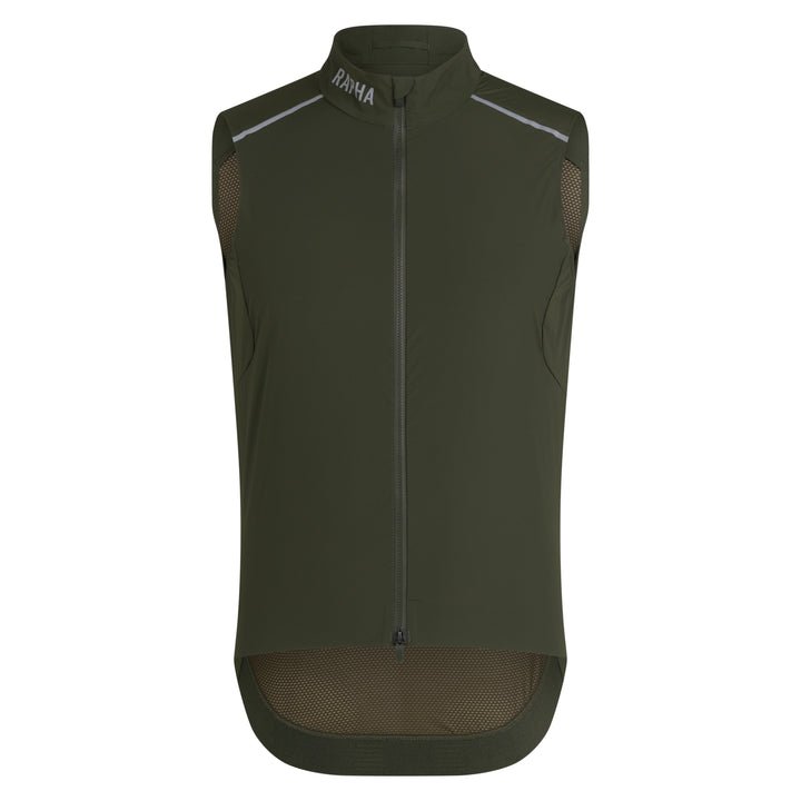 Rapha Men's Pro Team Gilet II (Dark Green/Silver Reflective) - Dragonspine Cycling