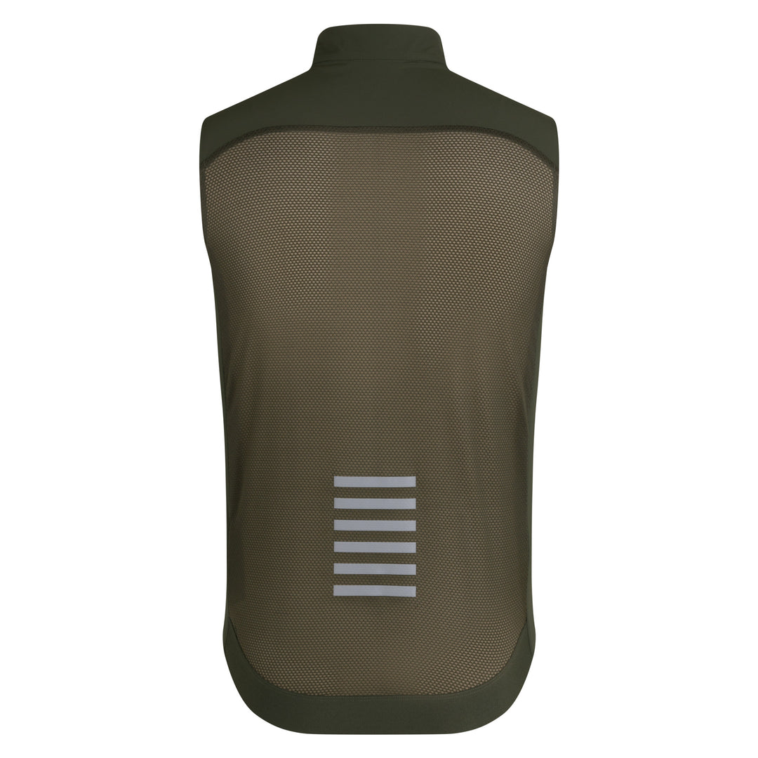 Rapha Men's Pro Team Gilet II (Dark Green/Silver Reflective) - Dragonspine Cycling