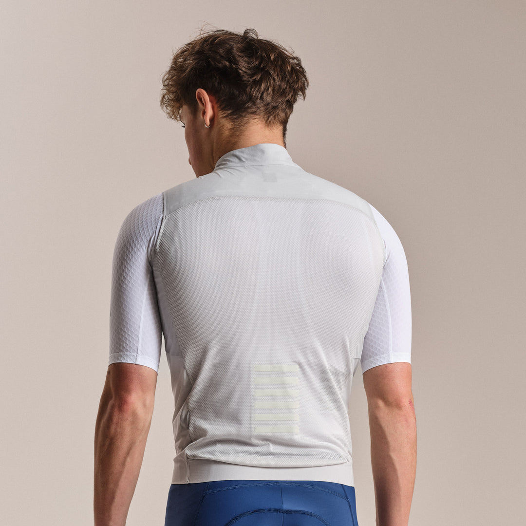 Rapha Men's Pro Team Gilet II (Silver/White) - Dragonspine Cycling