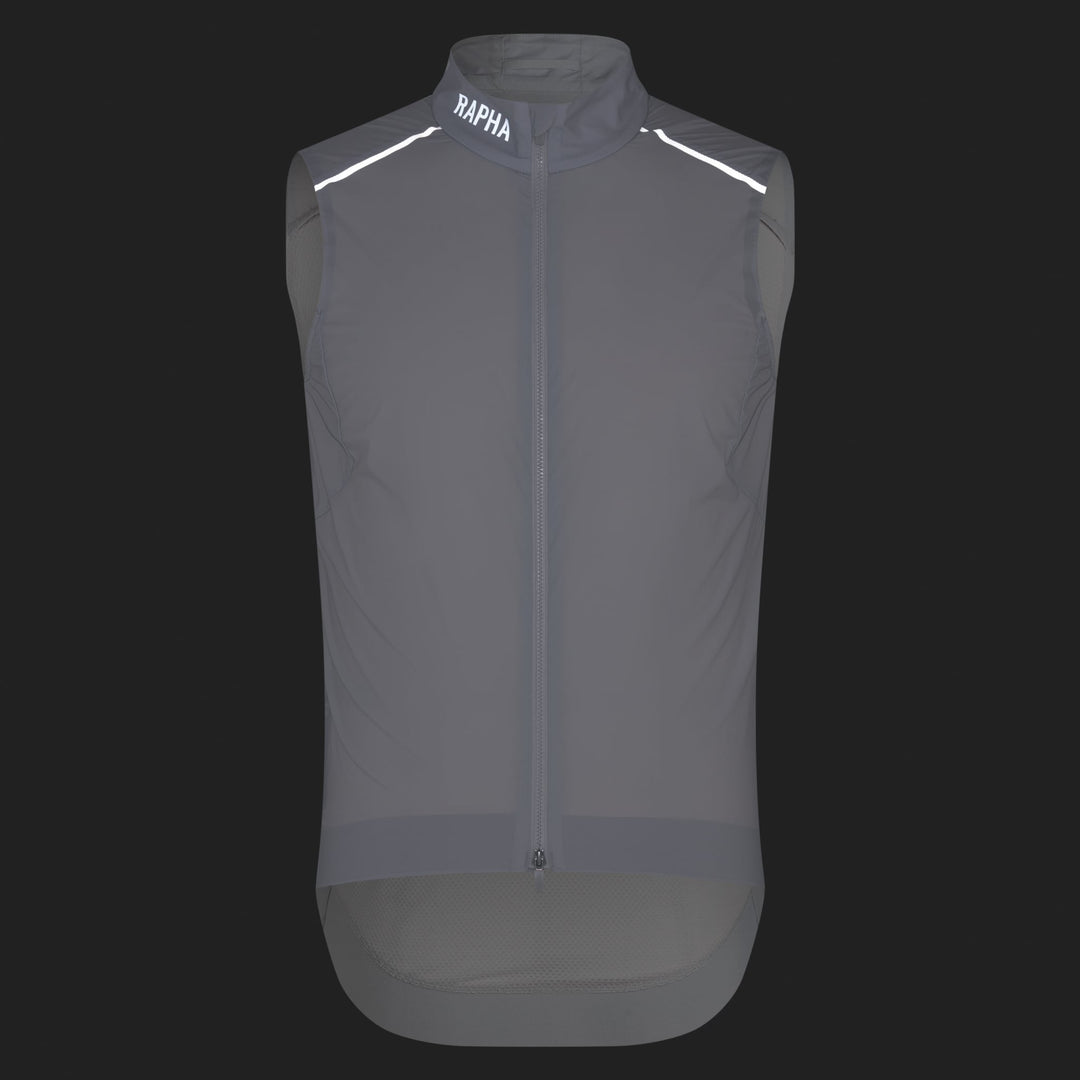 Rapha Men's Pro Team Gilet II (Silver/White) - Dragonspine Cycling