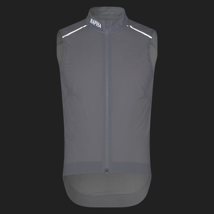Rapha Men's Pro Team Gilet II (Silver/White) - Dragonspine Cycling