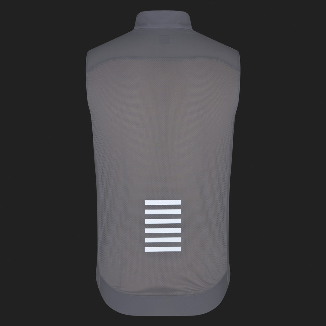 Rapha Men's Pro Team Gilet II (Silver/White) - Dragonspine Cycling