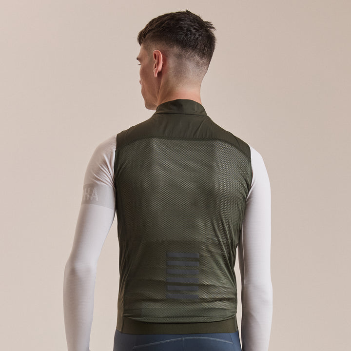 Rapha Men's Pro Team Gilet II (Bottle Green/Black) - Dragonspine Cycling
