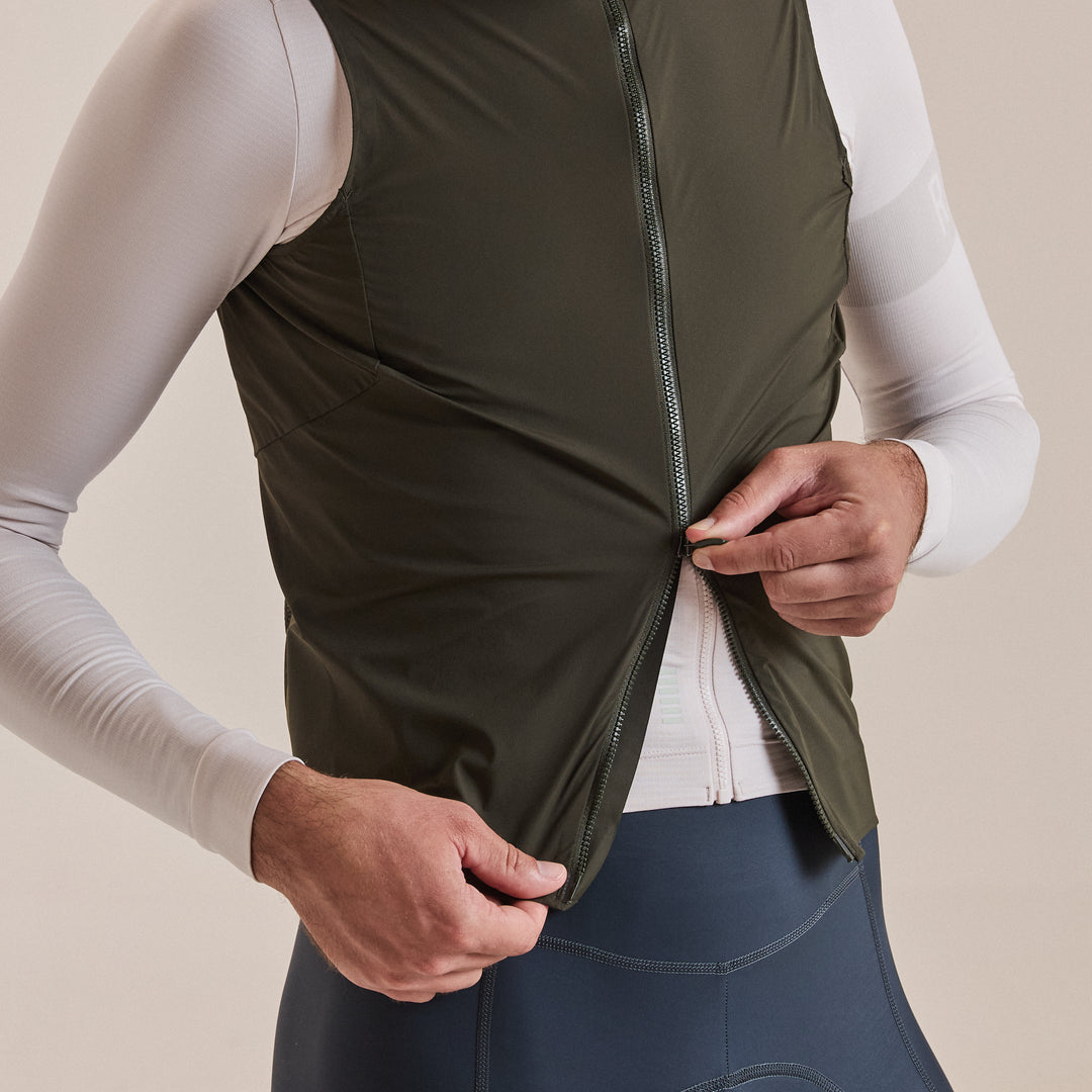 Rapha Men's Pro Team Gilet II (Bottle Green/Black) - Dragonspine Cycling
