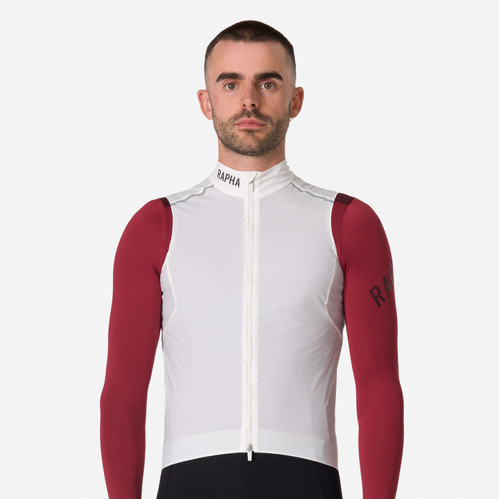 Rapha Men's Pro Team Gilet II (White/Black) - Dragonspine Cycling