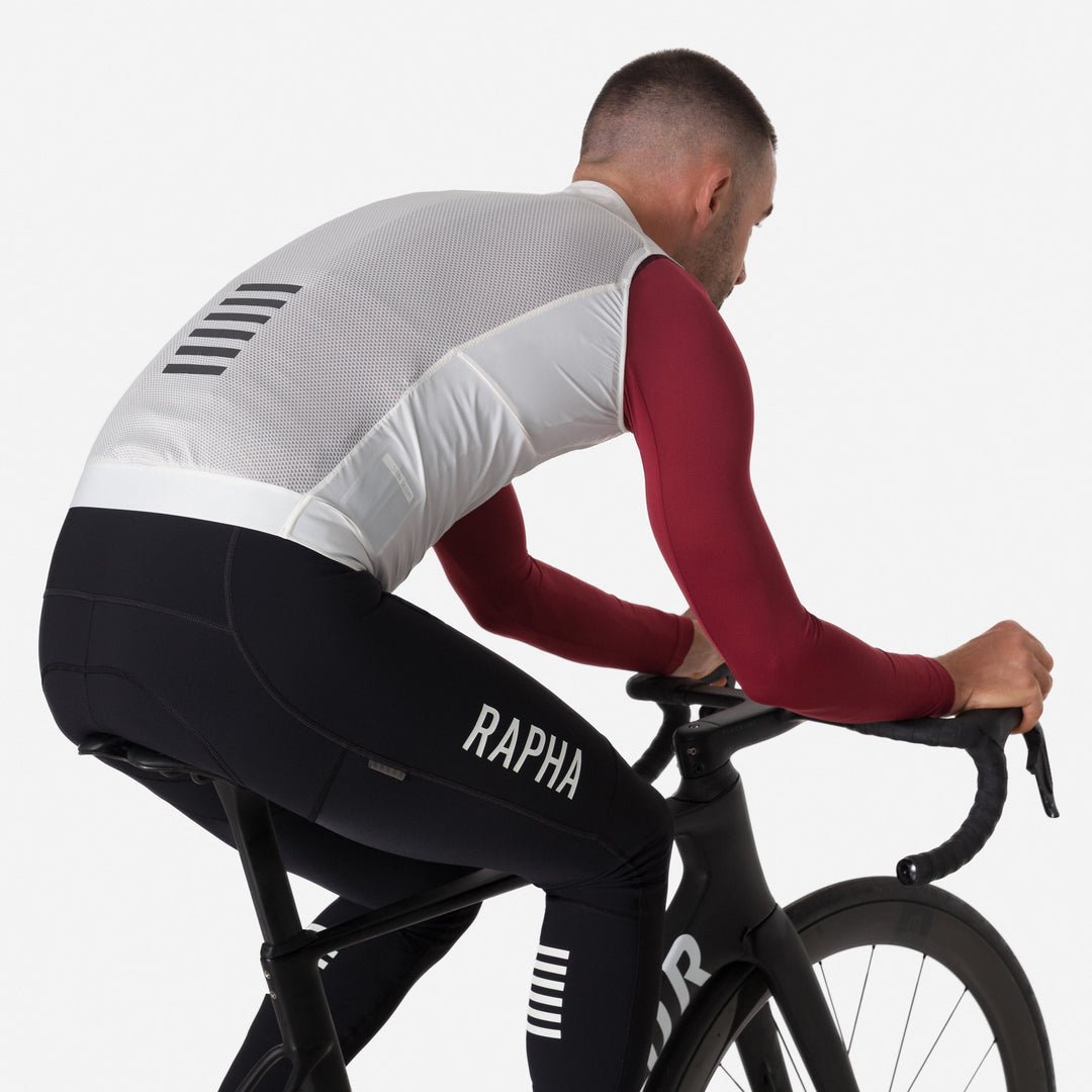 Rapha Men's Pro Team Gilet II (White/Black) - Dragonspine Cycling