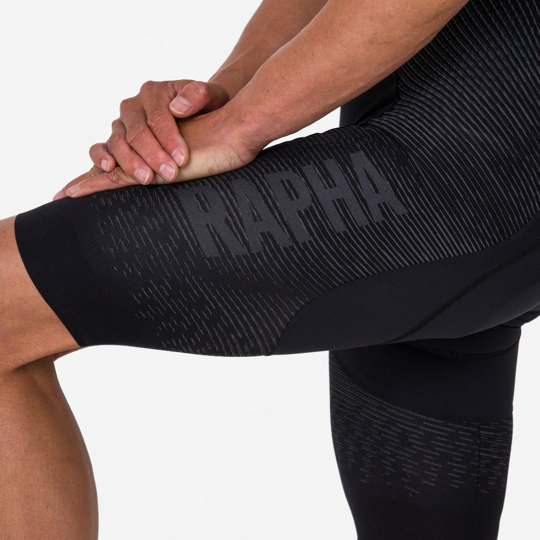 Rapha Men's Pro Team Powerweave Bib Shorts (Black) - Dragonspine Cycling