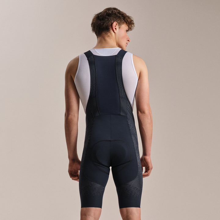 Rapha Men's Pro Team Powerweave Bib Shorts (Carbon/Silver) - Dragonspine Cycling
