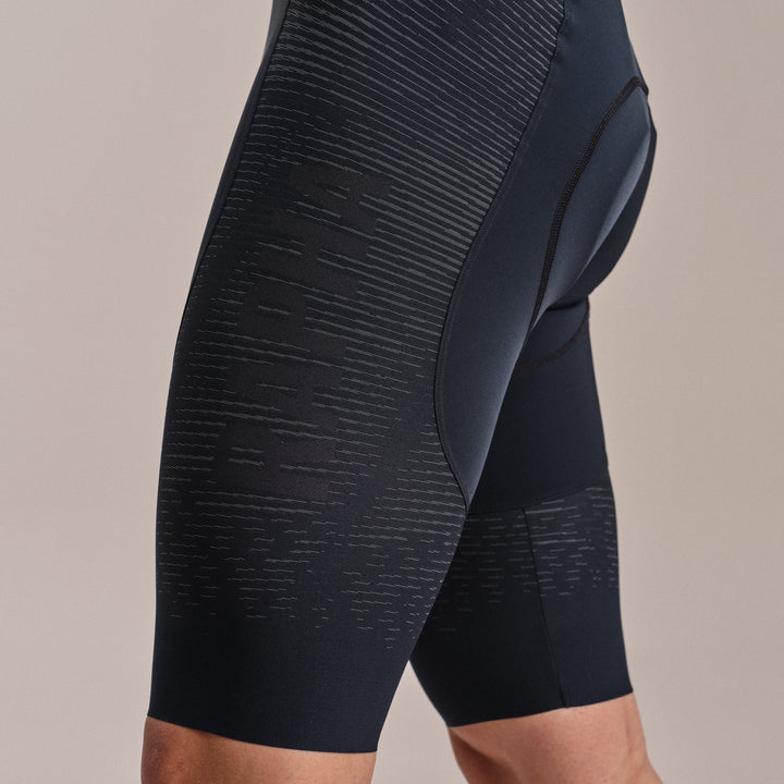 Rapha Men's Pro Team Powerweave Bib Shorts (Carbon/Silver) - Dragonspine Cycling