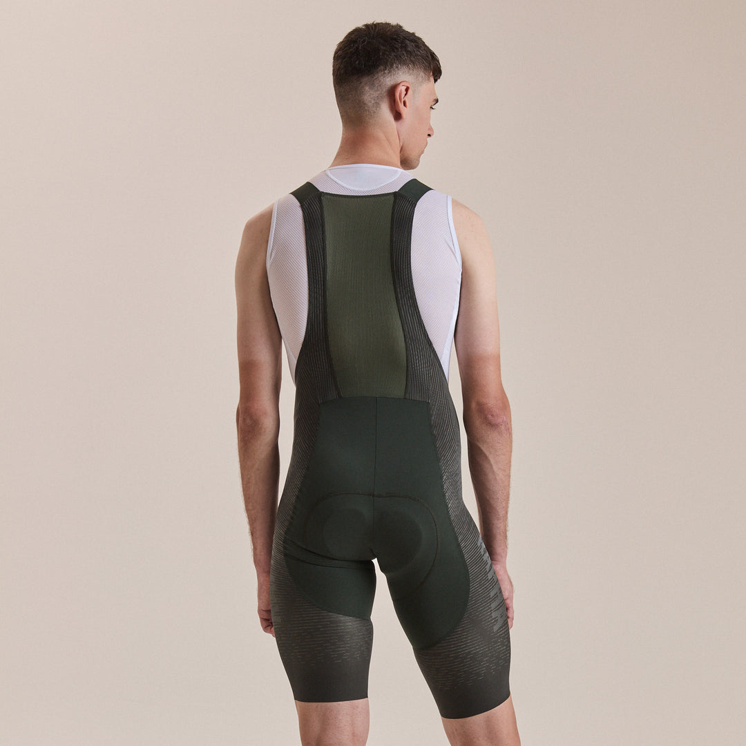 Rapha Men's Pro Team Powerweave Bib Shorts (Bottle Green/Laurel) - Dragonspine Cycling