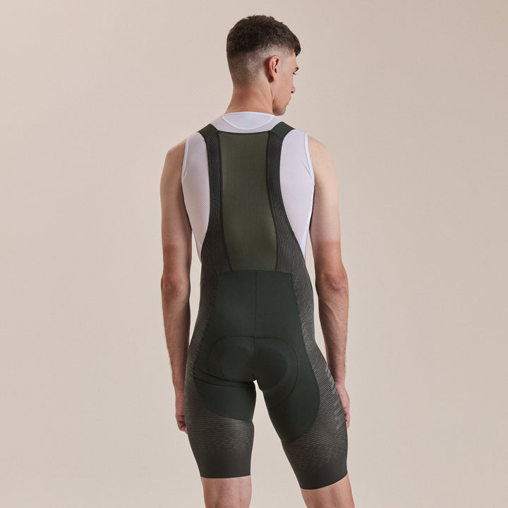 Rapha Men's Pro Team Powerweave Bib Shorts (Bottle Green/Laurel) - Dragonspine Cycling