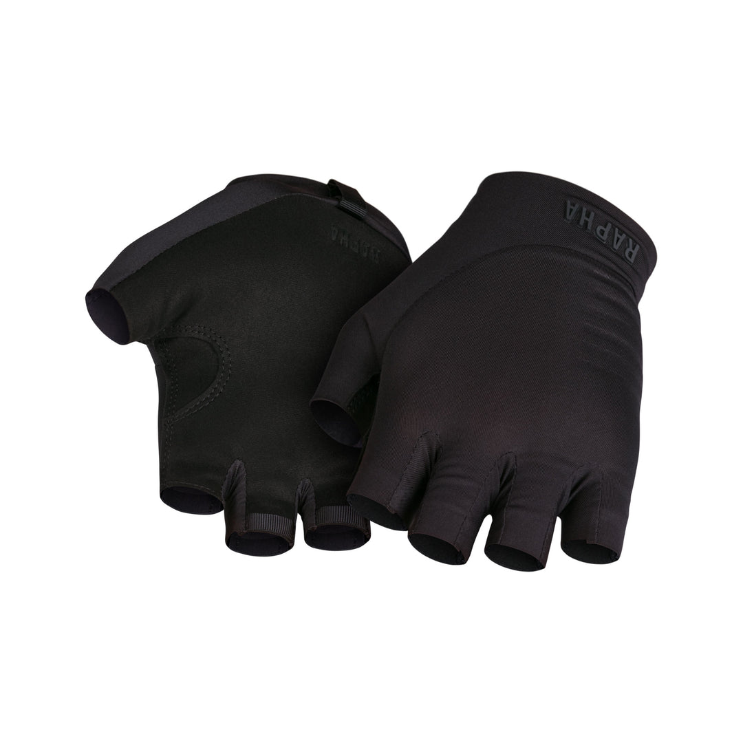 Rapha Pro Team Mitts (Black/White) - Dragonspine Cycling