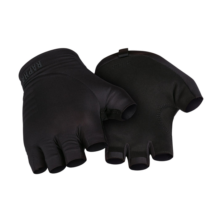 Rapha Pro Team Mitts (Black/White) - Dragonspine Cycling