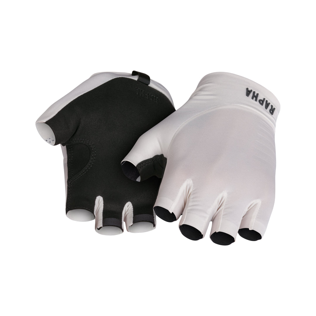Rapha Pro Team Mitts (White/Black) - Dragonspine Cycling
