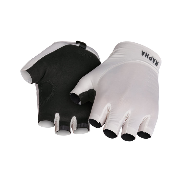Rapha Pro Team Mitts (White/Black) - Dragonspine Cycling