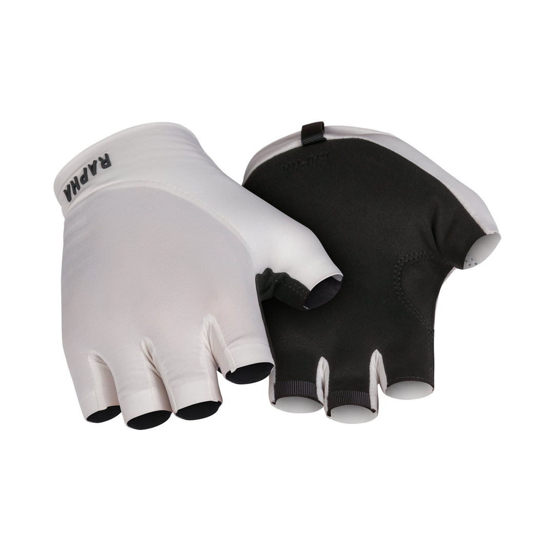 Rapha Pro Team Mitts (White/Black) - Dragonspine Cycling