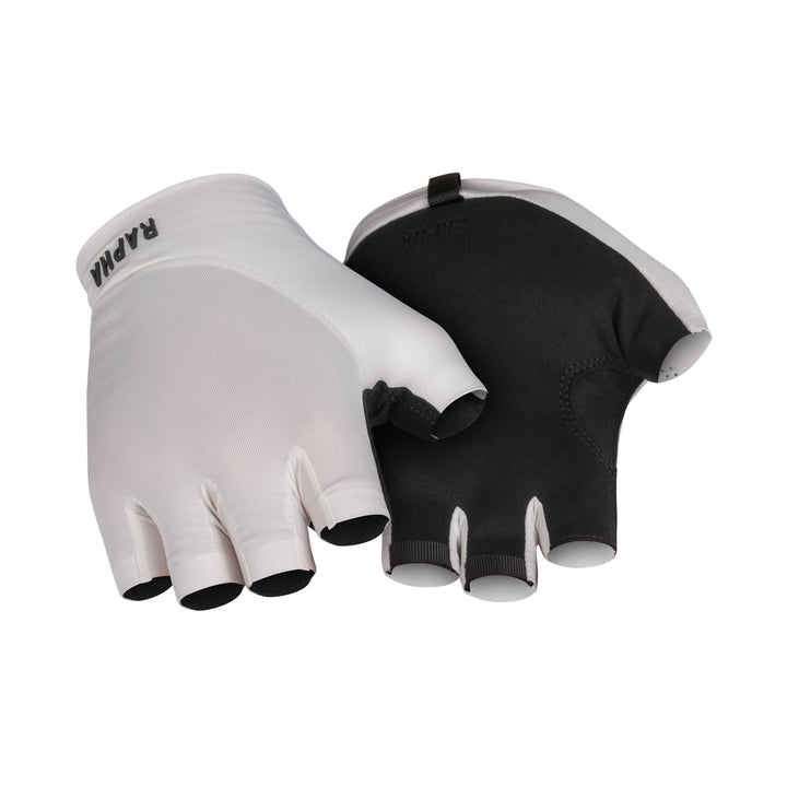 Rapha Pro Team Mitts (White/Black) - Dragonspine Cycling