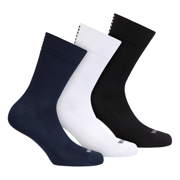 Rapha Pro Team Socks - Regular 3 Pack (Black/White/Navy Multipack) - Dragonspine Cycling
